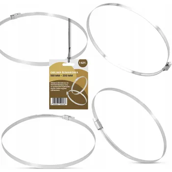 Vrták Objímka HADICOVÁ SPONA 180-200 mm Kovová ŠROUBOVANÁ Cybant St GR