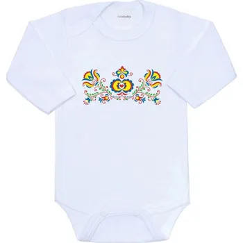 Kojenecké oblečení NEW BABY Dětské body s potiskem Lidový vzor New Baby Vel. 56