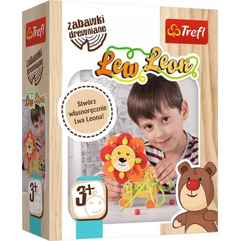 Dřevěná hračka Trefl Dřevěná Hračka Lev Leon 60791