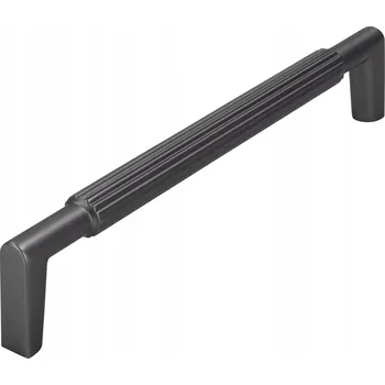 Nábytkové kování Nábytková úchytka ryhovaná LOFT Reling PEZO antracit matná L-160 mm
