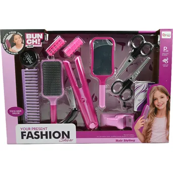 Hračka pro nejmenší Dětský toaletní stolek Midex Kadeřnické nářadí pro děti