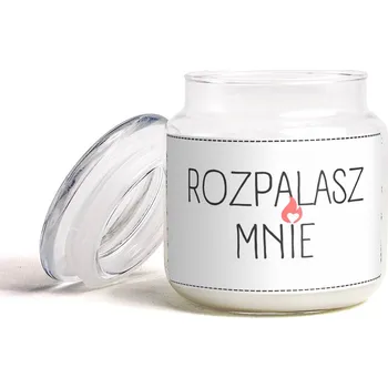 Svíčka Vonná svíčka pro romantické večery ve dvou Nápis Rozpaluješ mě