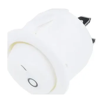 vypínač MINI KOLÍSKOVÝ SPÍNAČ DO NÁBYTKU pro LED pásky BÍLÝ