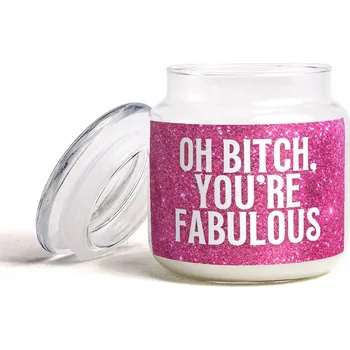 Svíčka Parafínová vonná svíčka Bavlna Prezentonauci 1 ks