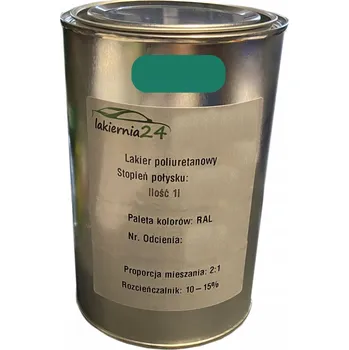 barva a nátěr na dřevo Barva Polyuretanová průmyslová barva, polyuretanový lak 1l lesk 2:1 RAL 5021
