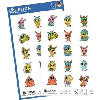 Velikonoční dekorace AVERY Z-DESIGN Velikonoční samolepky "zvířátka"