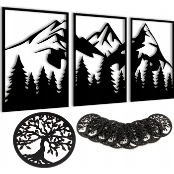 Obraz HORY LESY Do Obýváku Ložnice Pokoje Kuchyně OBRAZY AŽUROVÁ DEKORACE XL