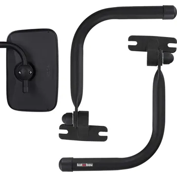 Auto zrcátko Rameno zrcadla pro stroj traktor bagr 13x13 cm sada 2 ks.