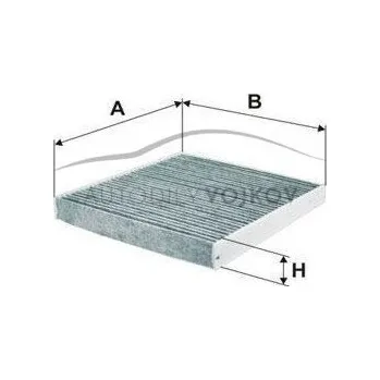 Kabinový filtr Kabinový filtr s aktivním uhlím FILTRON Audi A3 (8V) 2012 - 2020 1.6 TDI