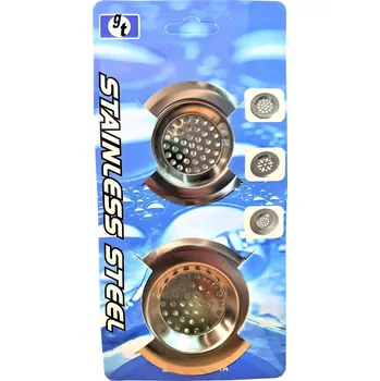 Vrták Sítko do dřezu kovové 65 mm stříbrné