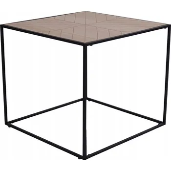 Konferenční stolek Konferenční stolek House Nordic čtvercový 50 x 50 x 45 cm černý