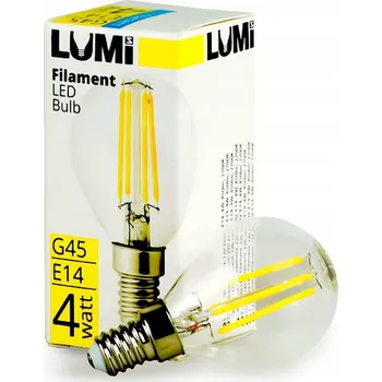 Žárovka Stmívatelná LED žárovka FILAMENT E14 B45 4W kulatá