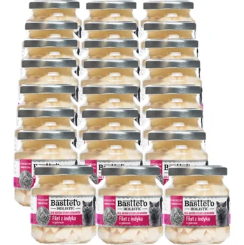 Krmivo pro kočku Basttet'o Holistic krůtí filet v galetě pro sterilizované kočky 24x130g