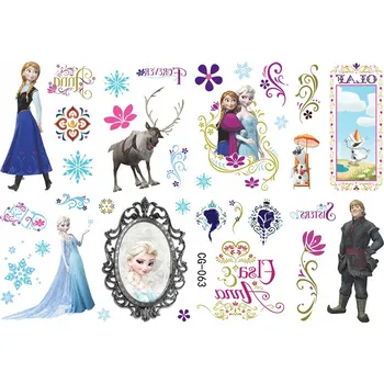 Tetování Dočasné tetování samolepky Frozen Anna Ledové království