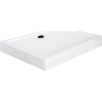 Sprchová vanička Novoterm Obdélníková akrylátová sprchová vanička NV-Victor 90x80 bílá