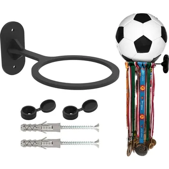 věšák na medaile Držák na MEDAILE a míč, černý