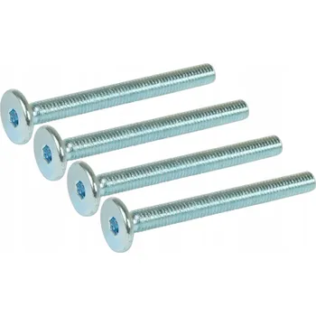 Šroub 100x šroub s válcovou hlavou imbus M6 x 80 mm