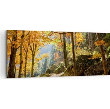 Obraz Foto obraz na plátně 100x40 krajina obývací pokoj ložnice na zeď velký