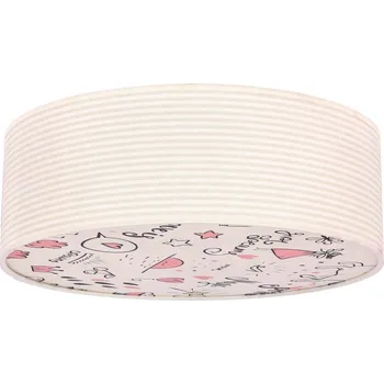Dětské svítidlo Dětské stropní svítidlo KIDDY 2xE27/40W/230V béžová/růžová