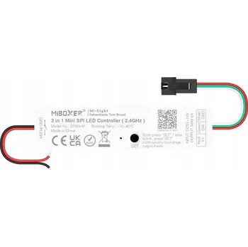 LED osvětlení Digitální ovladač SPIR3-M Mini Magic SPI 3v1 pro jednobarevné, RGB a RGBW LED pásky