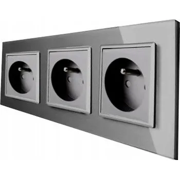 Elektrická zásuvka Elektrická zásuvka BarON Elektrická Zásuvka šedá
