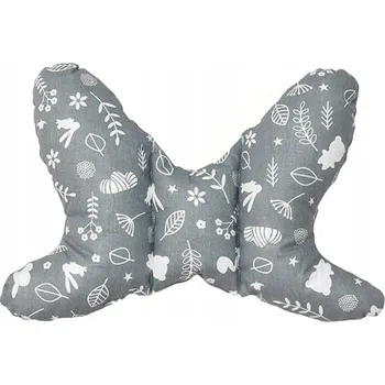 Polštář Polštář BabyUniverse Butterfly proti nárazům, šedý