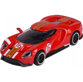 autíčko MAJORETTE RACING FORD GT ČERVENÝ 1:63 KOVOVÝ NOVÝ MODEL