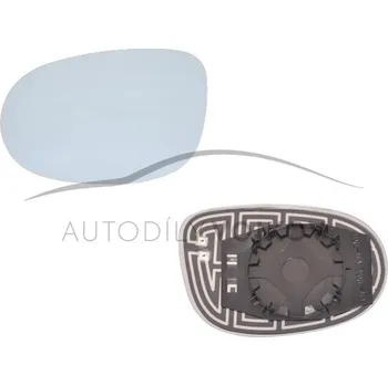 Auto zrcátko Sklo zpětného zrcátka modré levé L Fiat Croma 2005 - 2011