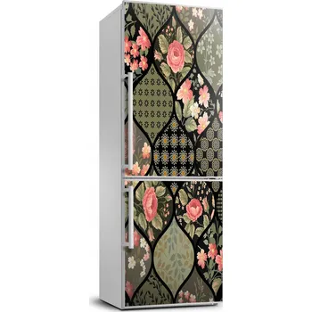 Fototapeta Samolepící dýha na ledničku Květinový vzor