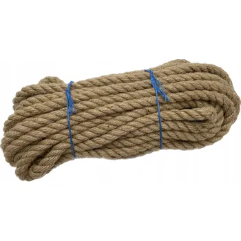 Jutový provaz stáčený 16mm 25m dekorativní námořnický