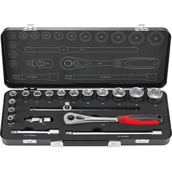 Gola sada Sada format klíčů 1/2", 19dílná