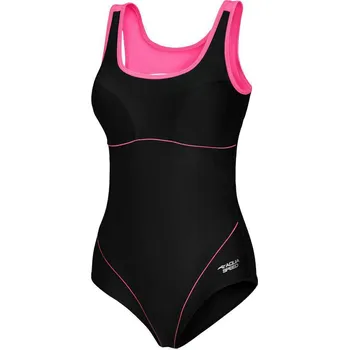 Dámské plavky Aqua Speed Cora černé/růžové