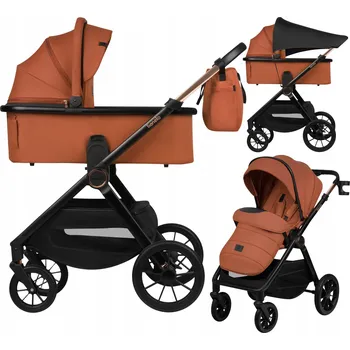 Kočárek Kočárek 2v1 Lionelo LO-LAYLA 2IN1 BROWN RUST