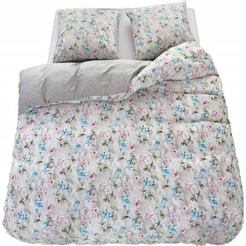 Povlečení Povlečení 140x200 bavlna satén oboustranný GierekHoff 2ks květiny