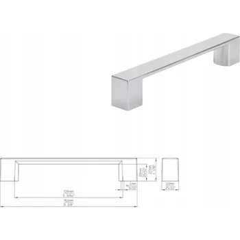 Nábytková úchytka SIRO 2157-161ZN1 chrom lesklý