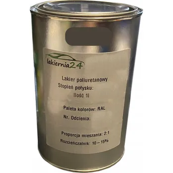 Lak na dřevo Barva Průmyslová polyuretanová barva, polyuretanový lak 1l polomat 2:1 RAL 7013