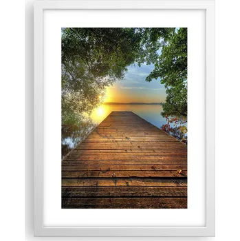 Obraz Obraz plakát v bílém rámu do obýváku 30x40 krajina plakáty na zeď