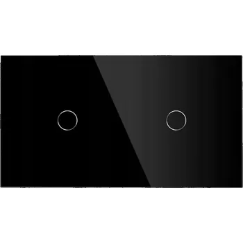 vypínač Dvojitý dotykový vypínač BSeed černý BSS0011