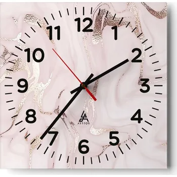 Hodiny Nástěnné hodiny do obýváku 40x40 Abstrakce Tiché hodiny Skleněné hodiny Bez hlučnosti