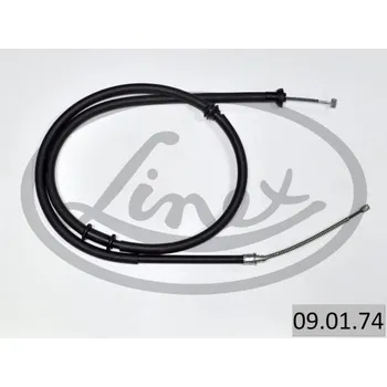 Lanko parkovací brzdy Tažné lanko, parkovací brzda LINEX 09.01.74