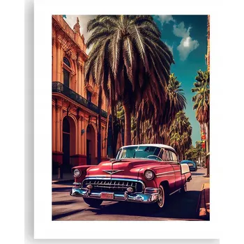 Obraz Obraz plakát na zeď bez rámu 40x50 retro foto plakáty do obýváku ložnice