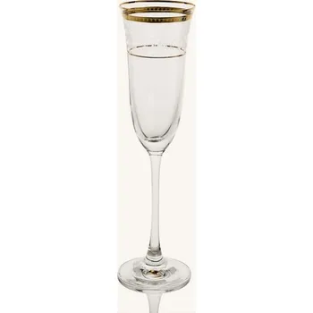 Sklenice Sklenice na šampaňské 1 60 Ml ( 6 Ks ) Dolce Vita Gold Dárek ke Dni matek