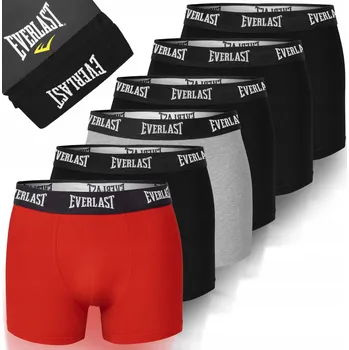 Boxerky Everlast Pánské boxerky bavlněné BM405 6 kusů Velikost L