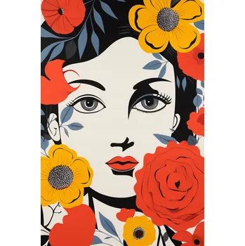 Plakát Plakát Květinová Aura bez rámu 61 x 91,5 cm