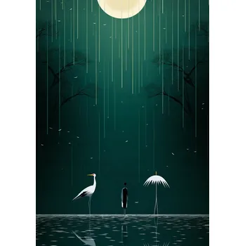 Plakát Plakát Noční Sny bez rámu 21 x 29,7 cm