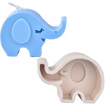 Forma na odlévání Silikonová forma na svíčky, vosk, mýdlo, pryskyřici, sádru, odlitky z pryskyřice - SLON