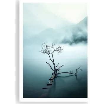 Obraz Plakát na zeď bez rámu 70x100 mlha foto-obraz plakáty do obývacího pokoje ložnice