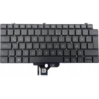Náhradní klávesnice pro notebook ORIGINÁLNÍ Podsvícená klávesnice Dell Latitude 7310 | 4YCP9 NSK-QPABC