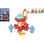 Teddies Kočárek mini s doplňky plast 9…