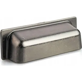 Nábytkové kování Nábytková úchytka starožitné stříbro retro L-64